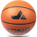 2017 melhor qualidade de basquete laranja basquete de couro pvc no atacado grosso de basquete